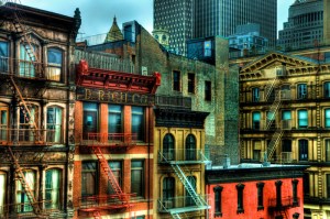  Buildings in Tribeca neighborhood of New York City.