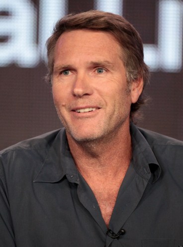 PASADENA, CA - JANUARY 13:  Actor Robert Taylor of "Longmire" speaks at the A&E panel during the A&E Networks portion of the 2012 Television Critics Association Press Tour at The Langham Huntington Hotel and Spa on January 13, 2012 in Pasadena, California.  (Photo by Frederick M. Brown/Getty Images)