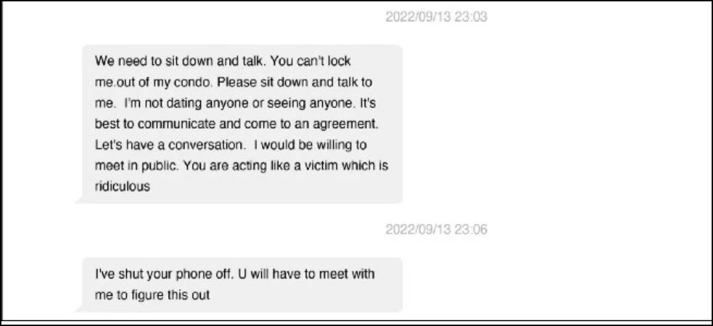 Tony cuts my phone off - whatsapp - sept 13 2022