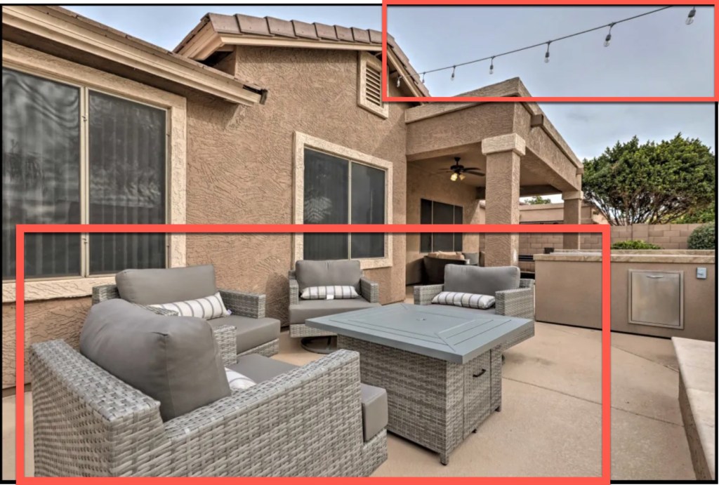 Stolen Outdoor Furniture & Lights